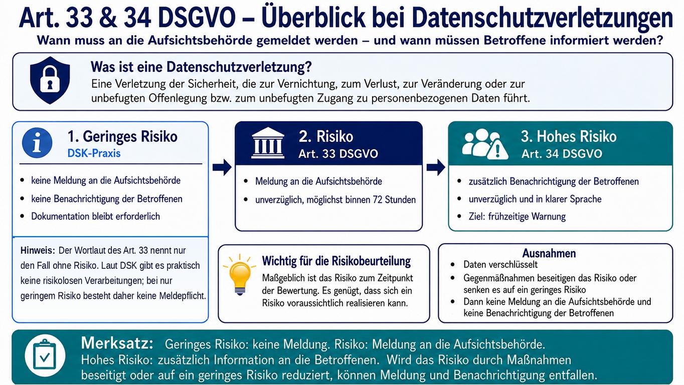 Data Breach – Wann muss ich wirklich melden?